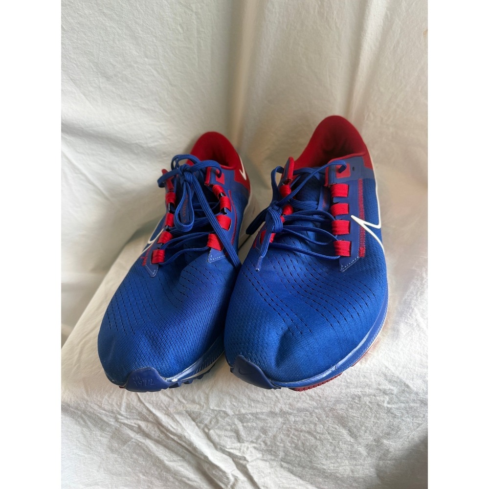 Nike Air Zoom Pegasus 16 New York Giants Blue Red White Mens Running Shoes